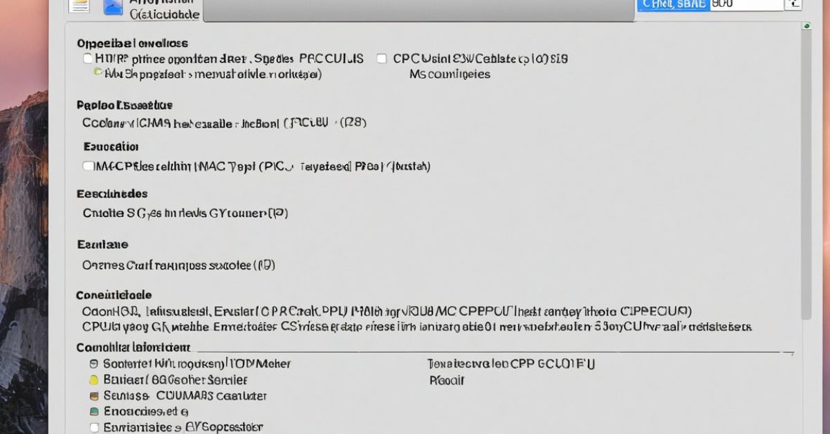 bad cpu type in executable mac