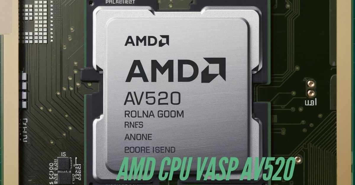 AMD CPU VASP AV520