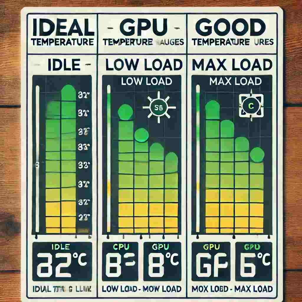 Ideal CPU and GPU Temperature Ranges:
