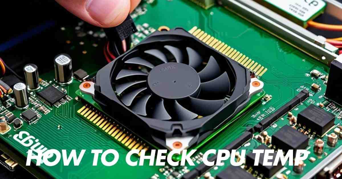 how to check cpu temp​